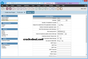 reload scriptcase form in dashboard